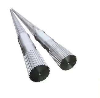 품질  Customizable Length Involute Inner Spline Twin Screw Extruder Shaft for Extrusion 공장