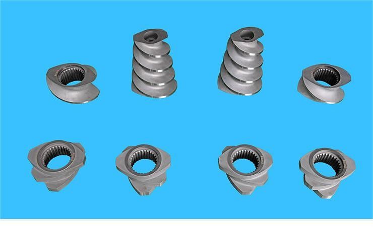 쌍 나사 추출기 granulator 액세서리  Meshing 블록 Kneading 블록에서 12mm -300mm