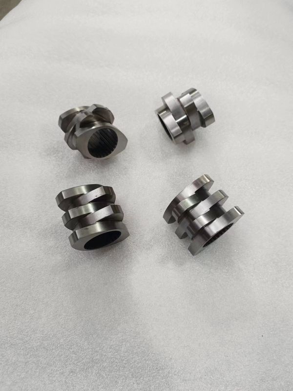 부식 저항성 쌍 나사 추출기 기계 높은 혼합을 위한 넥링 블록