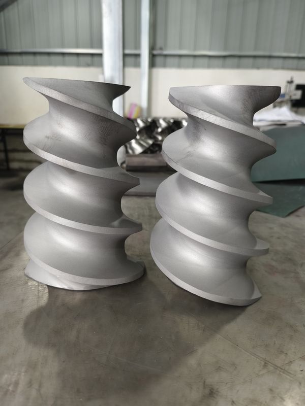 착용 저항 120mm 구멍 지름 조립 스크루와 배럴 플라스틱 추출기 예비 부품 전문