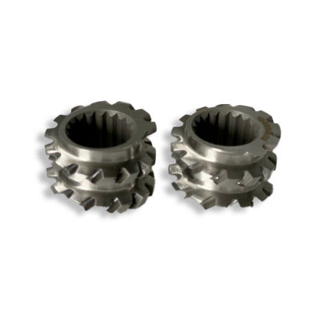 PVC 파이프 ABS PE 트윈 스크루 엑스트루더 부품을 위한 내구성 스퀴와 배럴