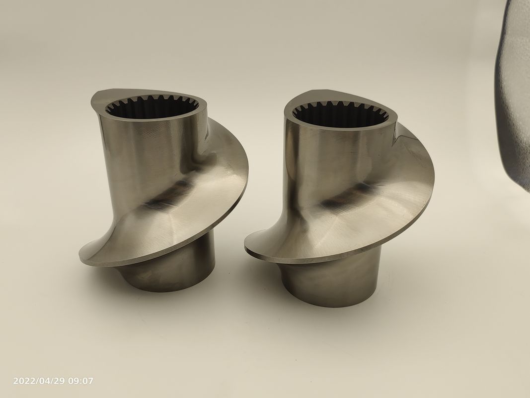 OD 50.5mm 금속 컬러 낙타 extruder 플라스틱 기계에 대한 나사 요소