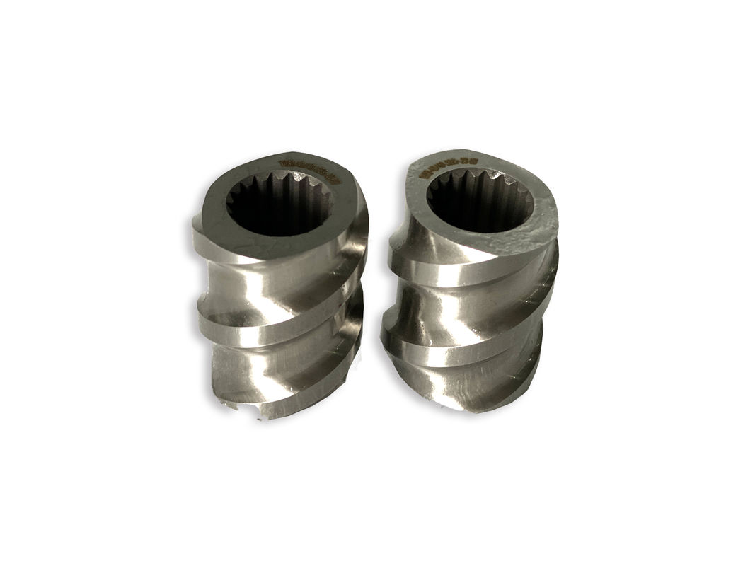 플라스틱 기계 58mm 쌍 나사 extruder 직사각형 스프라인 extruder 나사 요소와 M 1