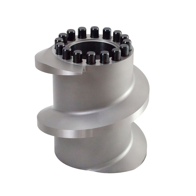 Andritz EX1021 애완 동물 음식 펌핑 기계의 나사 요소 사용자 정의 크기와 금속 색상