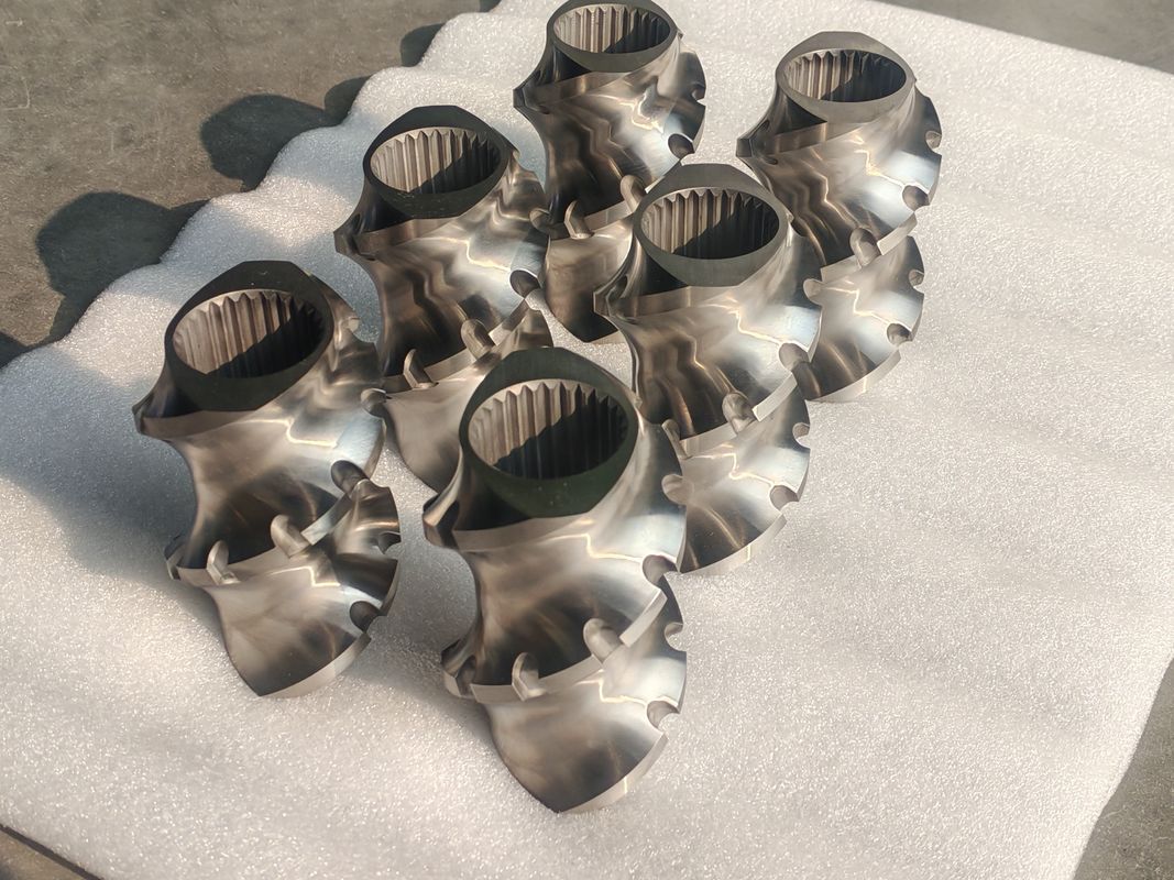 트윈 스크류 압출기 우수한 혼합 및 이송 스크류 요소로 정확한 결과 보장