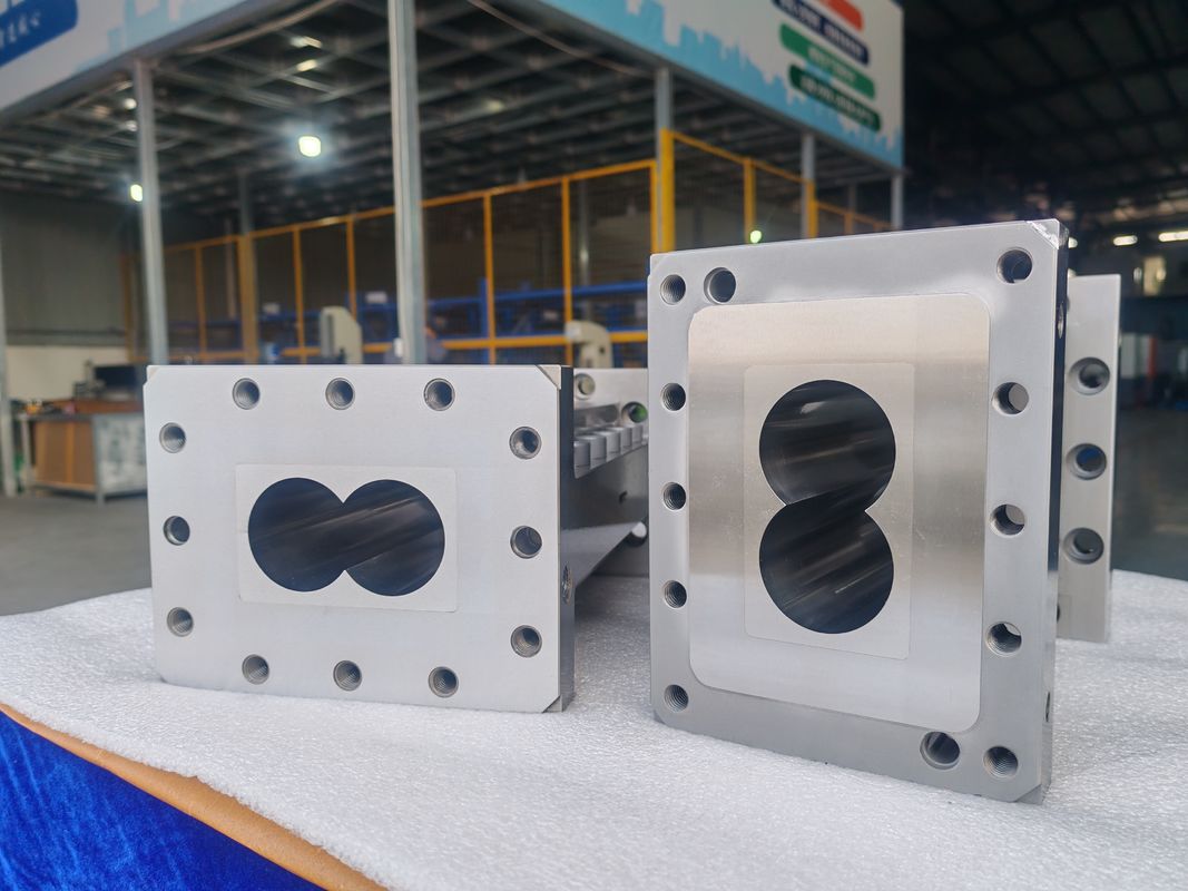 플라스틱 압출 라인용 트윈 스크류 압출기 기계용 맞춤형 CTE 75 배럴