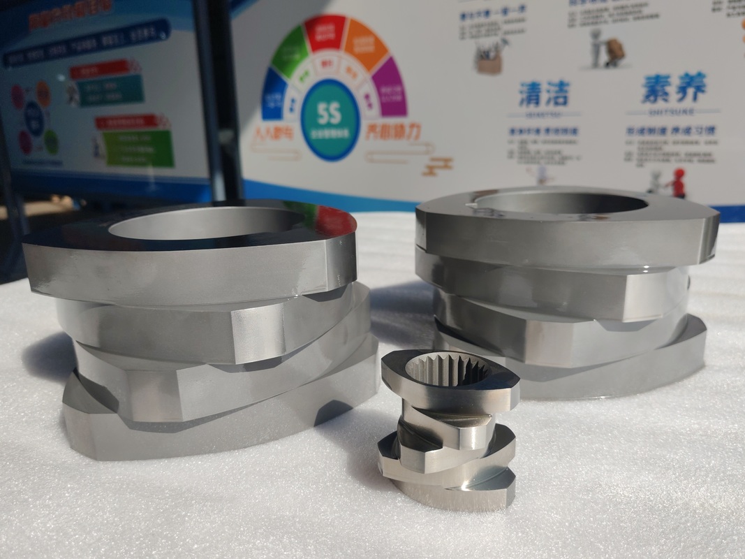 SZK 250 트윈 스크류 압출기 스크류 요소, ISO 9001 인증 및 맞춤형 옵션