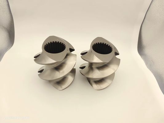쌍 나사 엑스트루더 그라널레이터 액세서리 매쉬 코비 나사 요소 12mm ~ 300mm