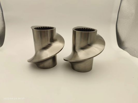 쌍 나사 엑스트루더 그라널레이터 액세서리 매쉬 코비 나사 요소 12mm ~ 300mm