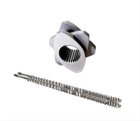 병렬 쌍 나사 엑스트루더 필수 부품 사용자 정의 12mm 나사 직경 요소