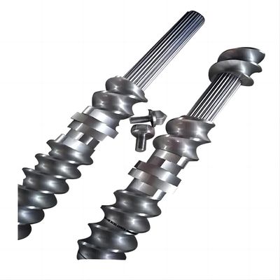 병렬 쌍 나사 엑스트루더 필수 부품 사용자 정의 12mm 나사 직경 요소