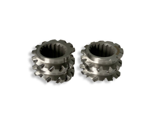 플라스틱 기계 58mm 쌍 나사 extruder 직사각형 스프라인 extruder 나사 요소와 M 1