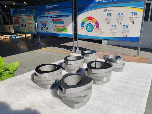 SZK 250 트윈 스크류 압출기 스크류 요소, ISO 9001 인증 및 맞춤형 옵션