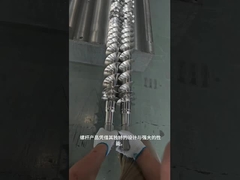 플라스틱 압출 라인용 트윈 스크류 압출기 기계 배럴