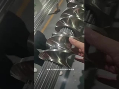 PP PE POM PVC PET 코로토레이션 플라스틱 기계용 엑스트루더 톱니 부품