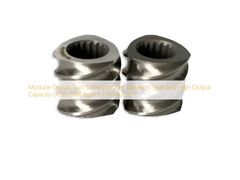 모듈형 설계 트윈 스크류 압출기 요소 유형 및 생산량 50-2000 Kg/h 고출력